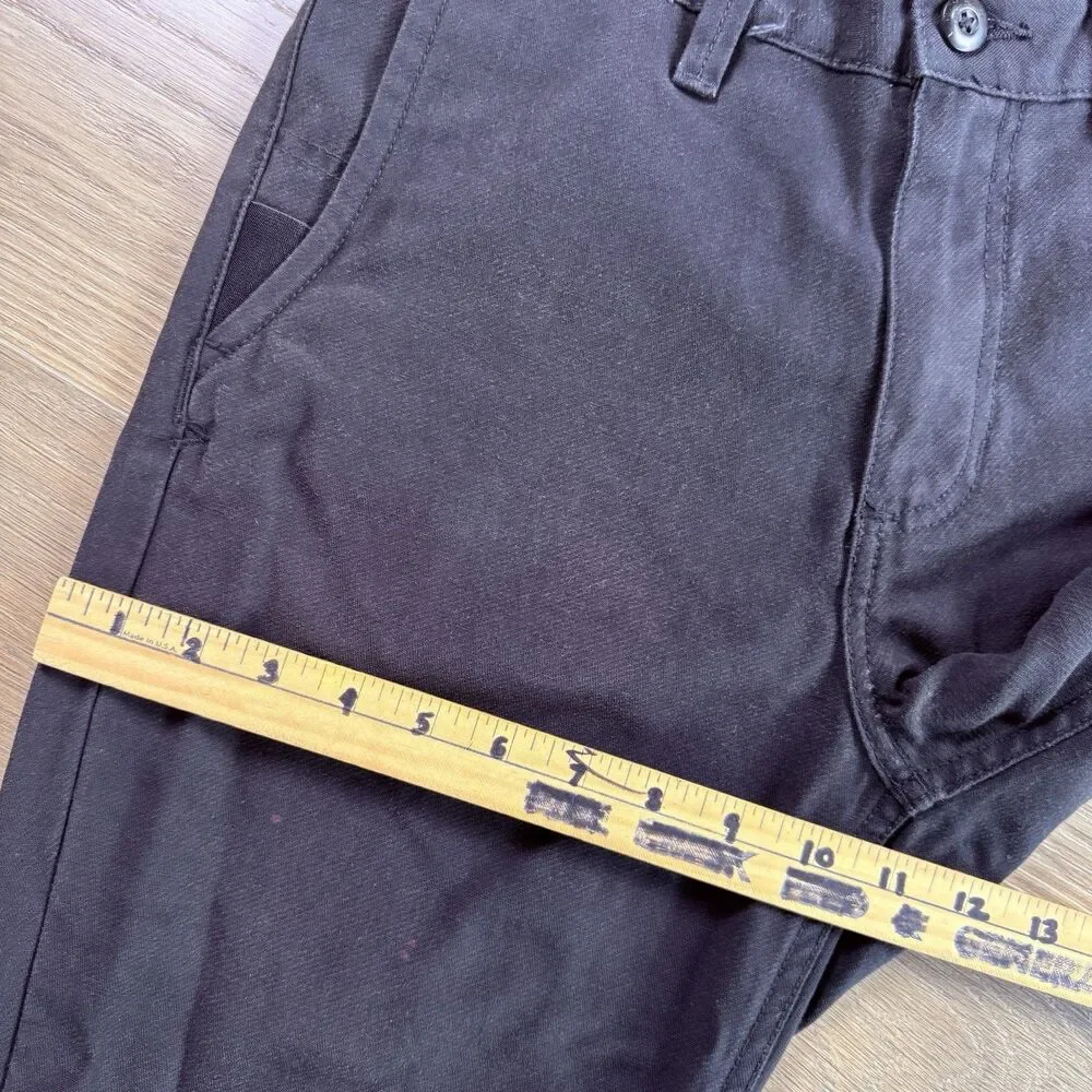 Vans Pants Men 28x30 Authentic Chino Relaxed Taper Fit Black Skater Grunge